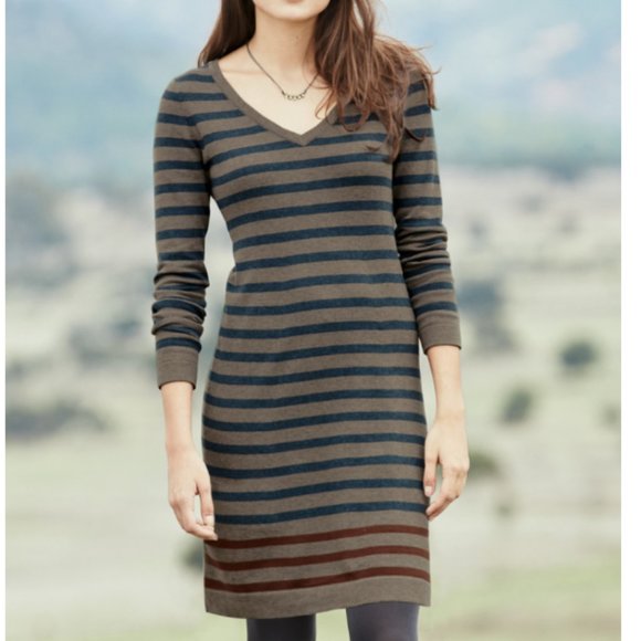Peruvian Connection POMATA STRIPE COTTON DRESS SZ - Picture 2 of 9